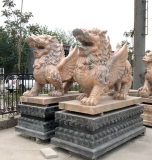 商場雕塑廠家鎮(zhèn)宅辟邪石雕貔貅