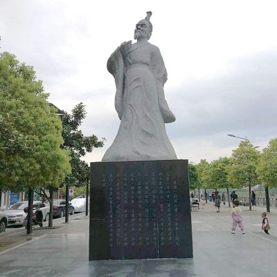 中國浪漫主義文學(xué)奠基人漢白玉屈原公園歷史名人石雕