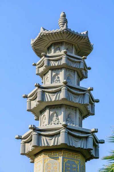 中國(guó)寺廟園林精美佛塔仿古建筑