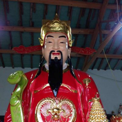 大型寺廟供奉佛像財(cái)神雕塑