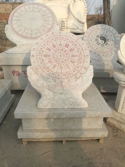 公園石雕創(chuàng)意古代計時器日晷雕塑